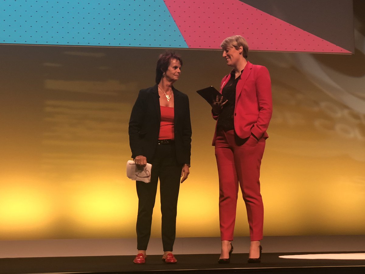 FEWeek's tweet photo. "So... Why didn't @DamianHinds come?" @stephbreakfast gets in a cheeky question to @AnneMilton - who replies "These are my people!" #AoCConf https://t.co/kvQxG1PKli