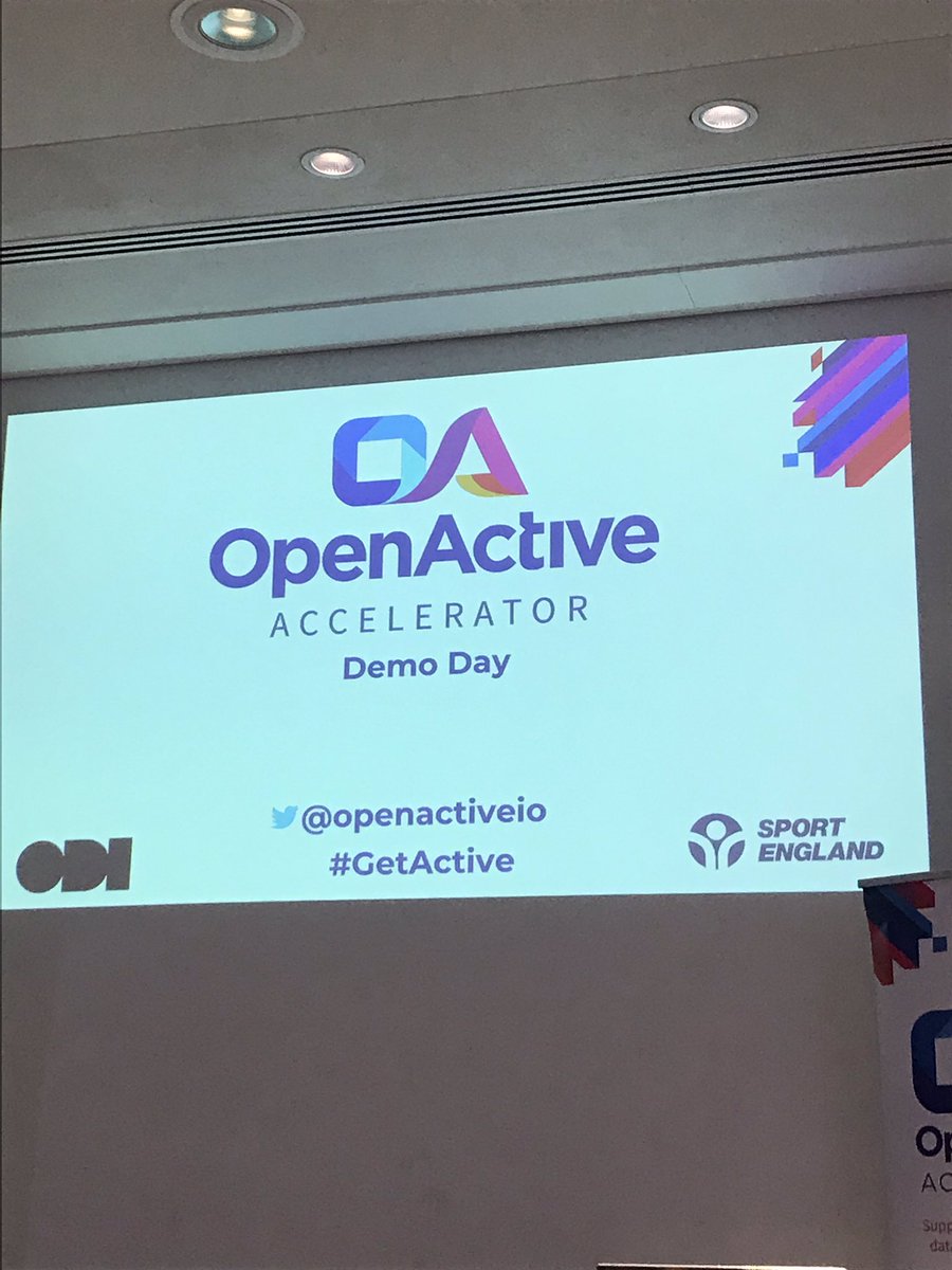 SportTechHub's tweet image. Starting the day with the @openactiveio #demoday. Looking forward hearing how all 10 #startups have been working on getting people active. 
Plus looking forward seeing #SportTechHub alumni @sweatandsound, @TrainAsONE and @Sprytapp 
#MostActiveCity #TechLondon
