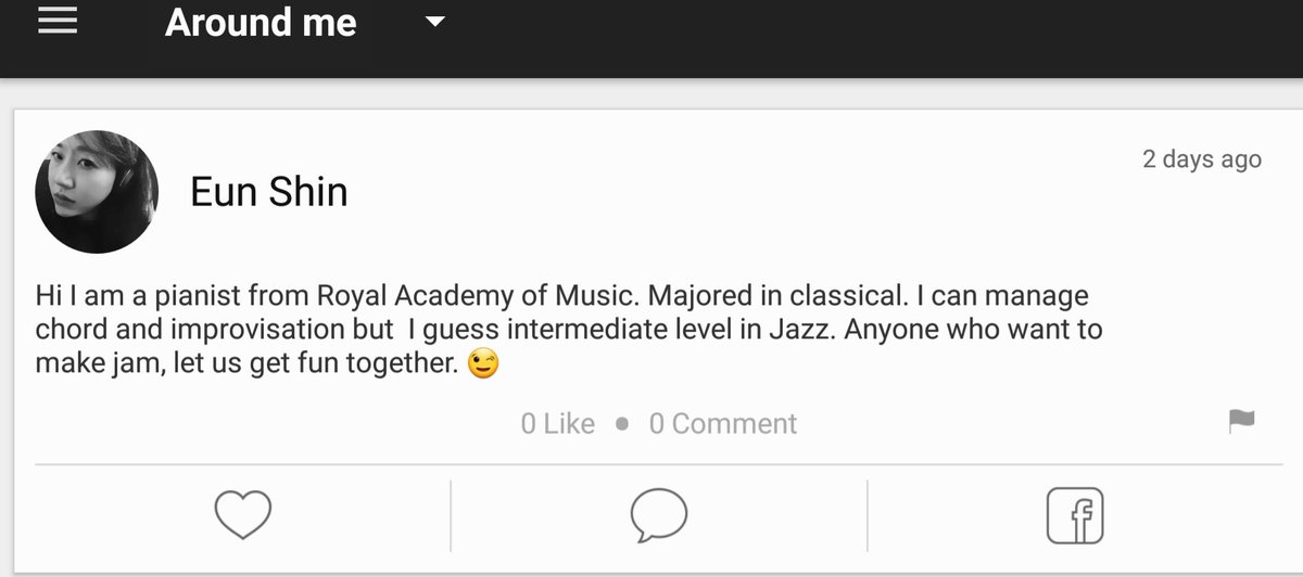 JamseekLondon's tweet photo. #Hobbyist #Pianist Eun wants to #jam in London! Who's up for it? Find her &amp; others on #Jamseek to arrange #jams https://t.co/SNecHREe6x https://t.co/L0Co6jJagS