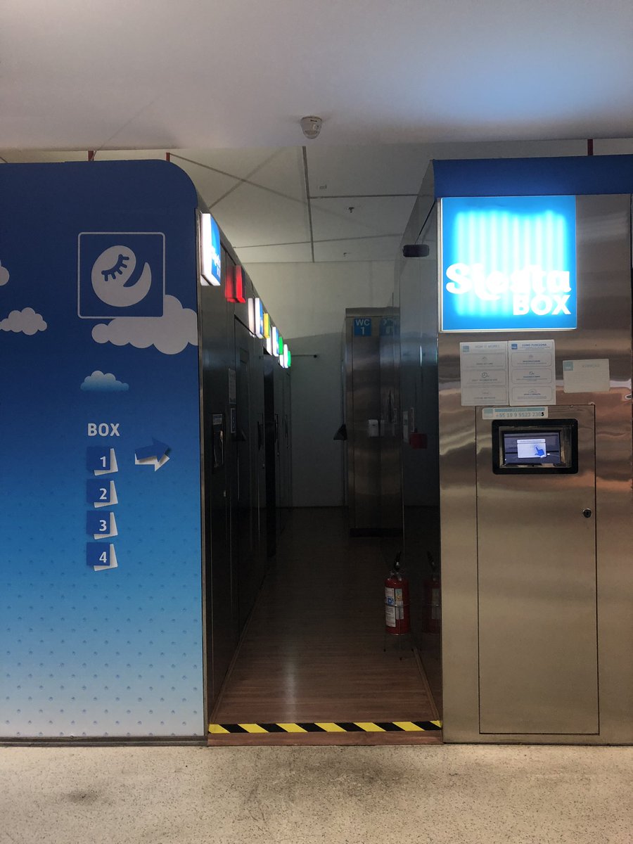 <a href="/_domsquare/">Dom</a> in Japan wird wahrscheinlich gähnen, wenn er diese Siesta Box sieht. Für mich ist es aber neu sich in einer Box einschließen zu lassen um zu schlafen 🛏 😴#Brasilien #Leben #ErlebeEs