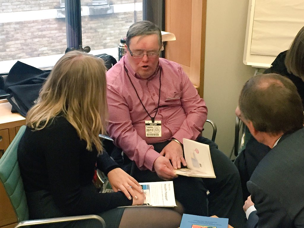 John from @TMRCertitude shows how ‘Getting on with Epilepsy’ can make it easier for people with learning disabilities to talk to their GPs about their condition #MyGPandMe @DimensionsUK