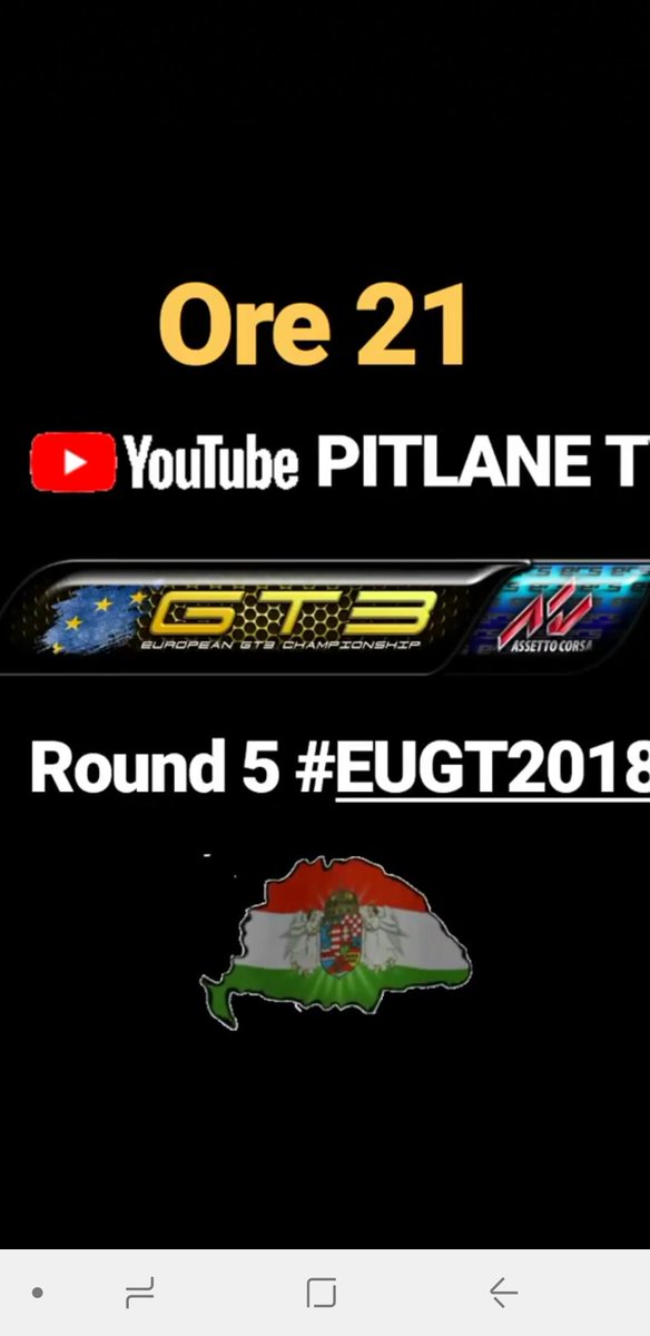 italia_esports's tweet photo. RT @Simracing75: @ASZMagazine #eracingseries questa sera ore 21:00 su #pitlaneTV
ROUND 5 #EUGT Hungaroring
#hungaroring #ers #eracingseries #eracing #esports #simracing #simdriving #ASZ #ASZMagazine #aszmagazine #media #partnership #social #news #magazin… https://t.co/NXOuILiexy