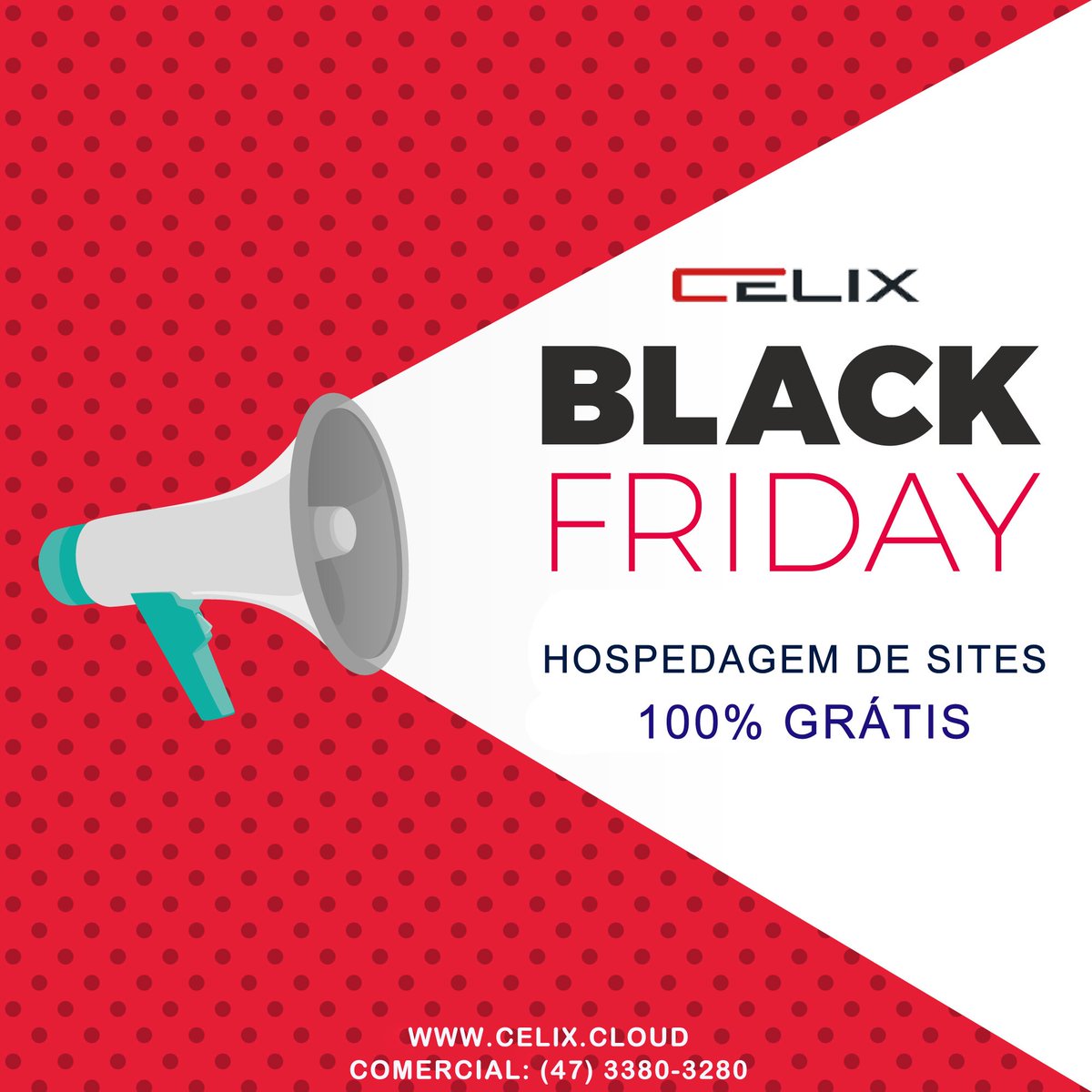 CelixCloud's tweet image. Garanta a sua Presença Digital com a Celix Cloud hoje mesmo! E dessa vez, 100% GRÁTIS. 🙆‍♂📢
celix.com.br/hospedagem-de-…

#Cloud #Tecnologia #BlackFriday