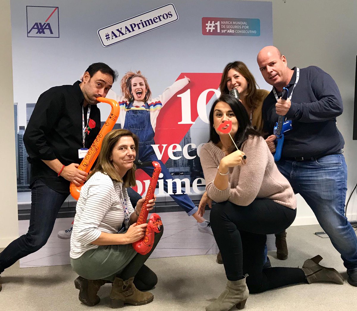 AndyBovi's tweet photo. #AXACustomerday
#AXAPrimeros 10 años consecutivos marca mundial de seguros, a por otro año! 👌 https://t.co/XQWcf0IQrX
