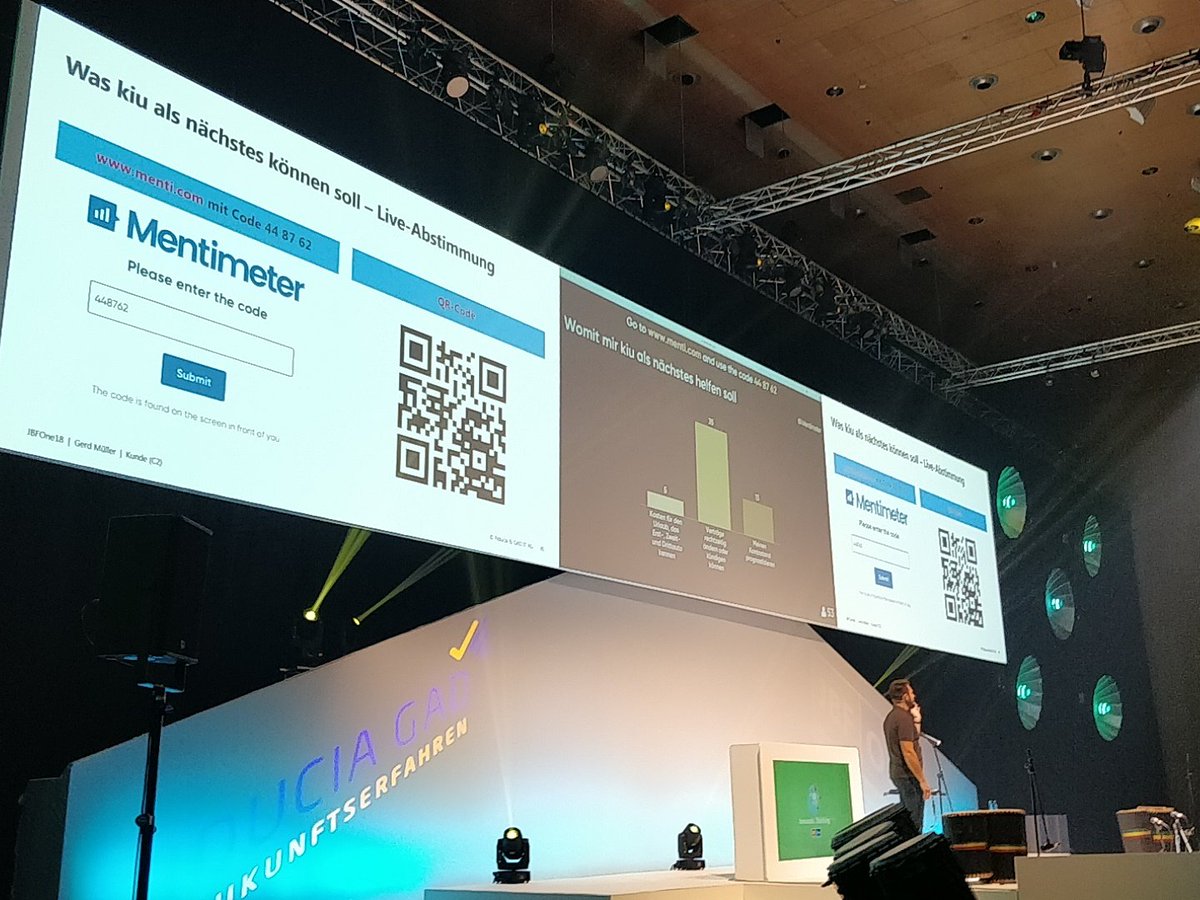 Livefeedback für #kiu. "Was gibt's kiuoleres" #jbfone #JBFOne18