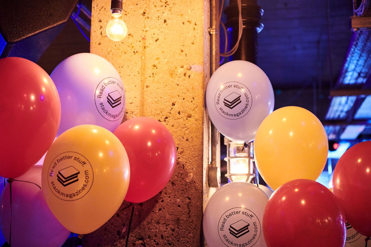 StackMagazines's tweet photo. This year’s #StackAwards saw 400 entries from 23 countries, covering everything from mental health to feminist horror. Last night we brought them all together @_QueenOfHoxton_ and announced our incredible winners: https://t.co/lK6bd9x6fS https://t.co/vGuylsQtzG