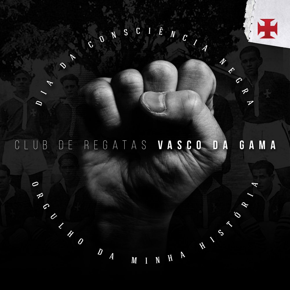 Temos orgulho de ter nas páginas de nossa história o pioneirismo pelo respeito e igualdade. Hoje é dia de celebrar e relembrar a importância da data de hoje.

20 de novembro: Dia da Consciência Negra

#VascoDaGama