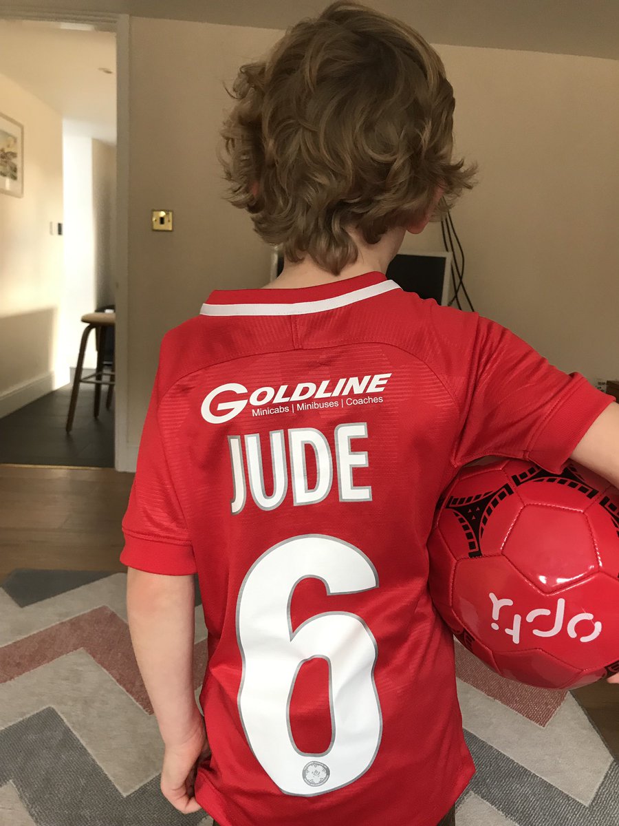 BreyerGStadium's tweet photo. Fan base spreading!! Here’s Jude from Norfolk loving the “foundation kit”  Nice one Jude..👍 Thanks for sending us your photos.
❤️ ⚽️ ❤️ #LOFC https://t.co/8EcqGa6zGn