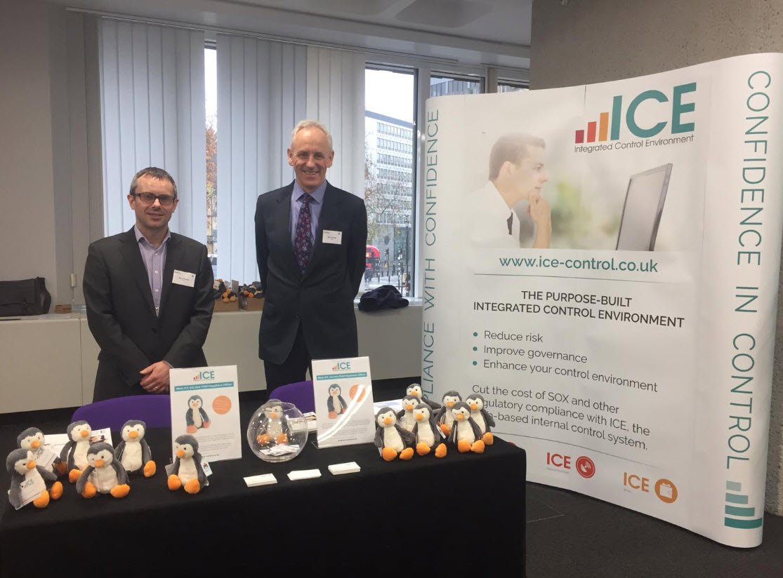 CharteredIIA's tweet photo. Visit Mark Holder &amp; Ross Baptie from @ice_control here at #IA18 to drop your business card into the bowl to collect your FREE penguin!

More information about their web-based Governance, #Risk and #Compliance (GRC) platform here online >>
https://t.co/euEVSzaZS4  #InternalAudit https://t.co/JLmvzgxzbt