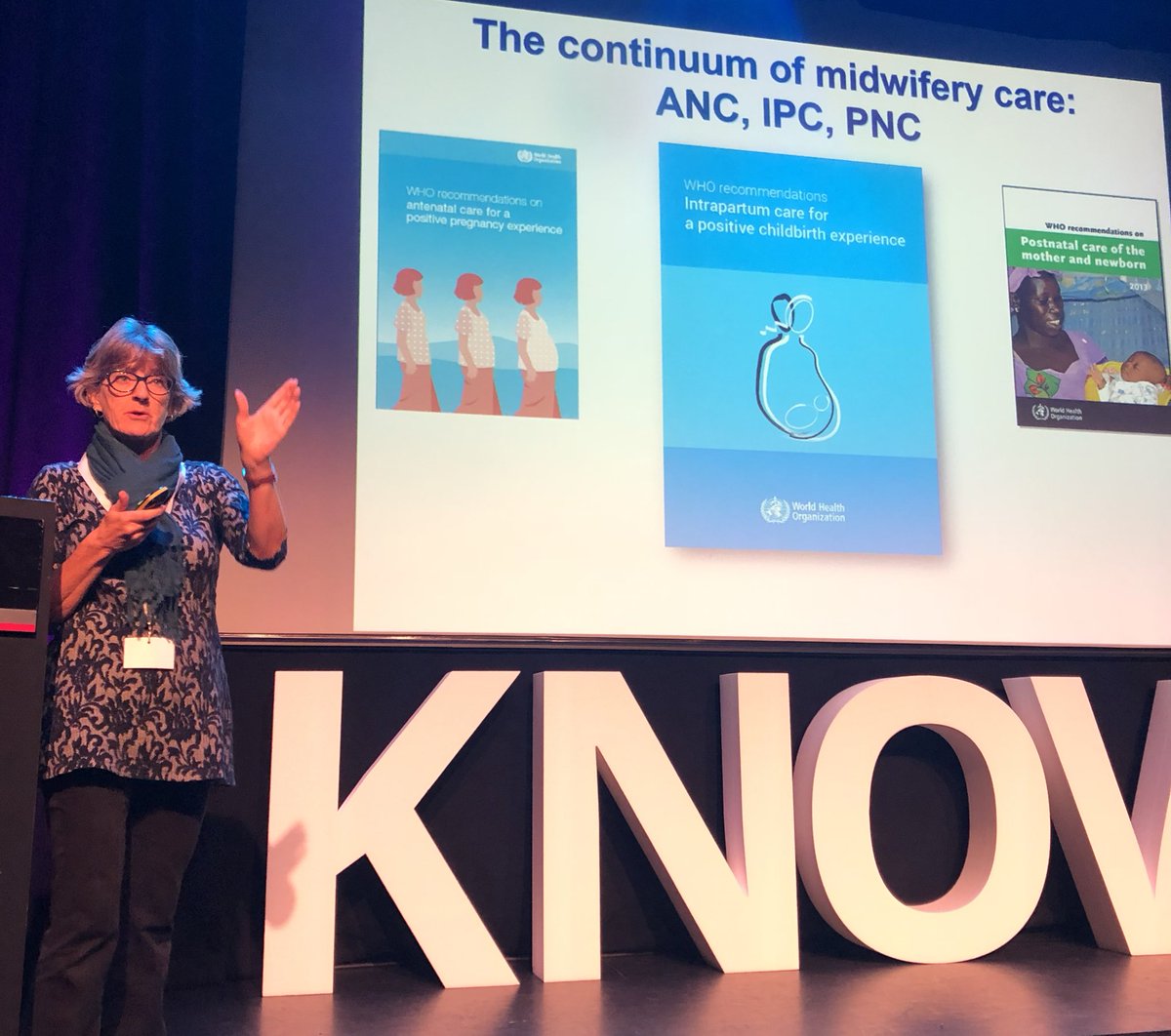 Meet <a href="/franmcconville/">Fran McConville</a> the midwife embedded at <a href="/WHO/">World Health Organization (WHO)</a>, helping the world understand that survival is the minimum women deserve during childbirth

Our moms also deserve to be supported, respected, empowered #knov120 💪🏽🤱🏽