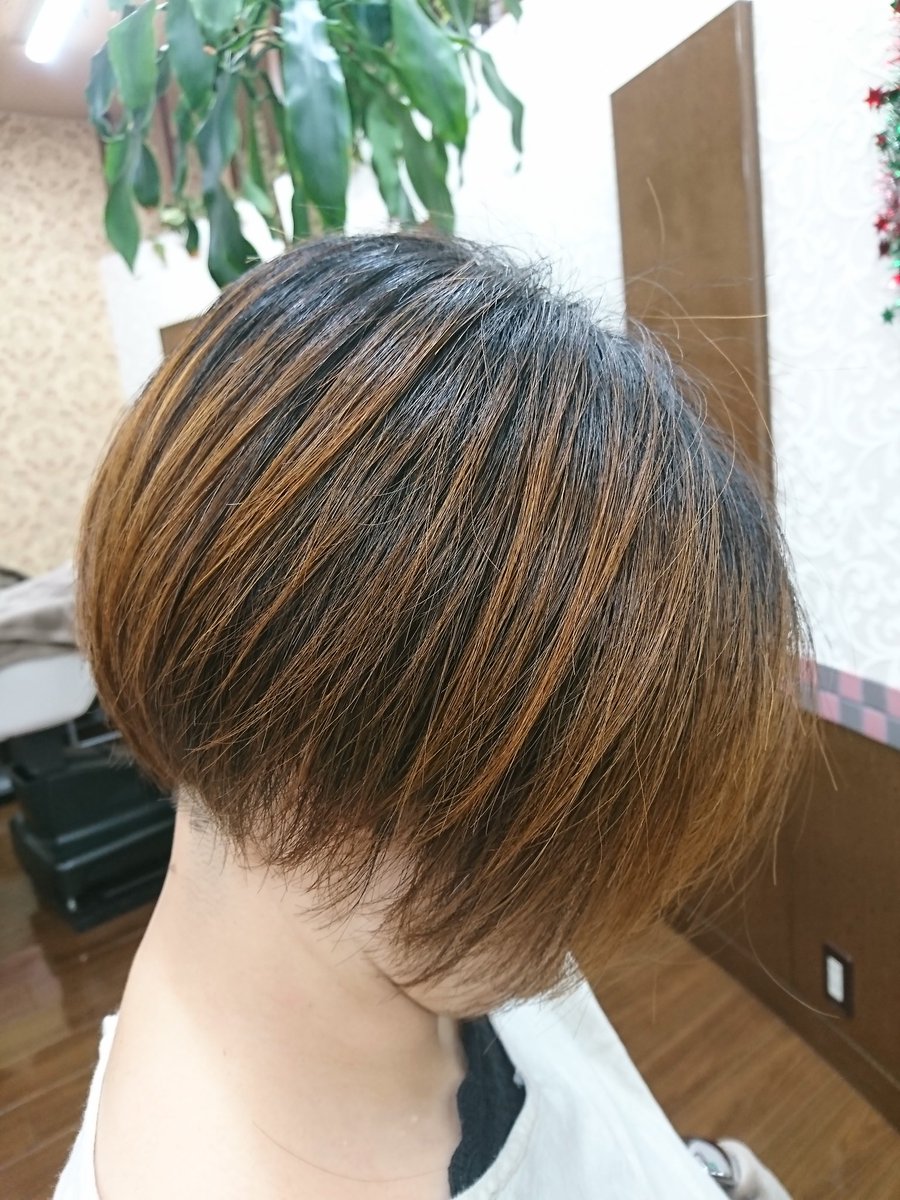 オルガン フォーヘアー オルガンフォーヘアー ショートレイヤーボブ 毛量多めの方 必見 実は内側めっちゃ 刈り上げてます 乾くの早く スタイリング簡単で スタイル長持ちです サイドからがっかり3ミリバリカン入ってます でも隠れて全然