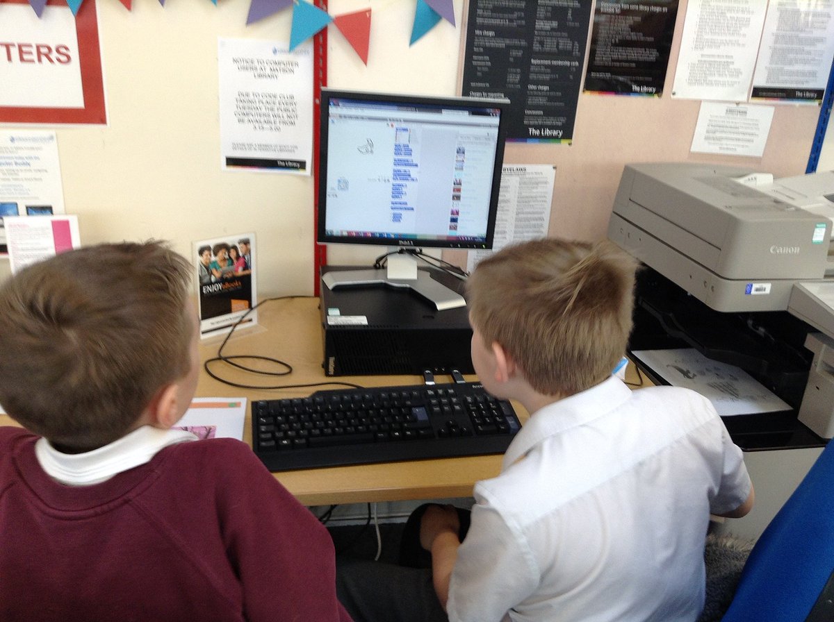 gloslibs's tweet image. Join us today at Matson Library 3.30 for our Computer Code Club - make animations and games
socsi.in/G4ibB
#CodingIn Libraries on #OurDay RT @CodeClubSW