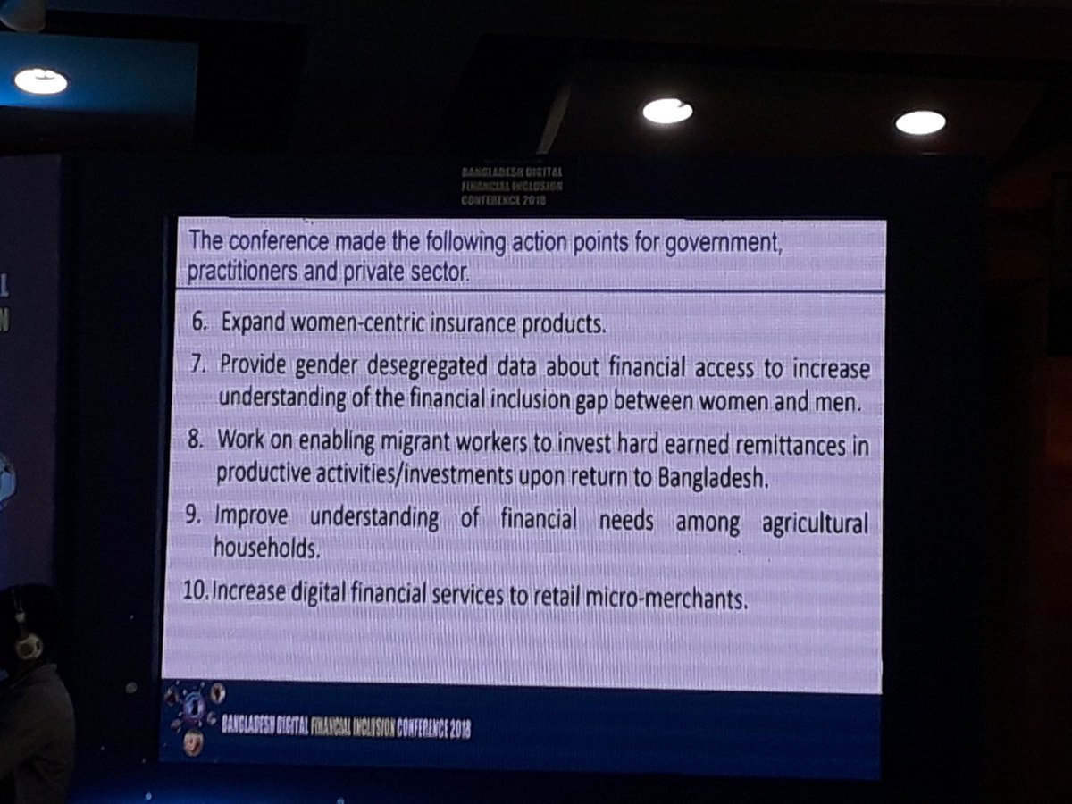 Data4I's tweet photo. Gender equality should start with data equality. @MicroSave recommendation on #GenderDisaggregatedData has been made part of conference action points in #BDFIconference2018 @rahul2017_13 #genderequality #data4financialinclusion @womensworldbnkg @UN_Women @Data2X https://t.co/vphRnsHl0q