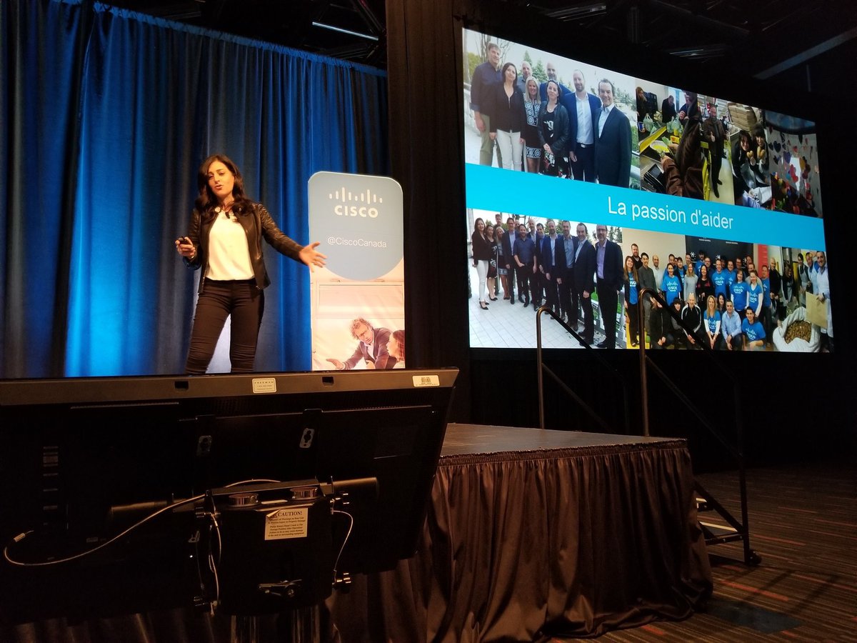 CiscoCanada's tweet photo. Bienvenue! We’re thrilled to welcome our customers and partners to Cisco Connect Montréal. #ConnectCA https://t.co/coDwXxPaCd