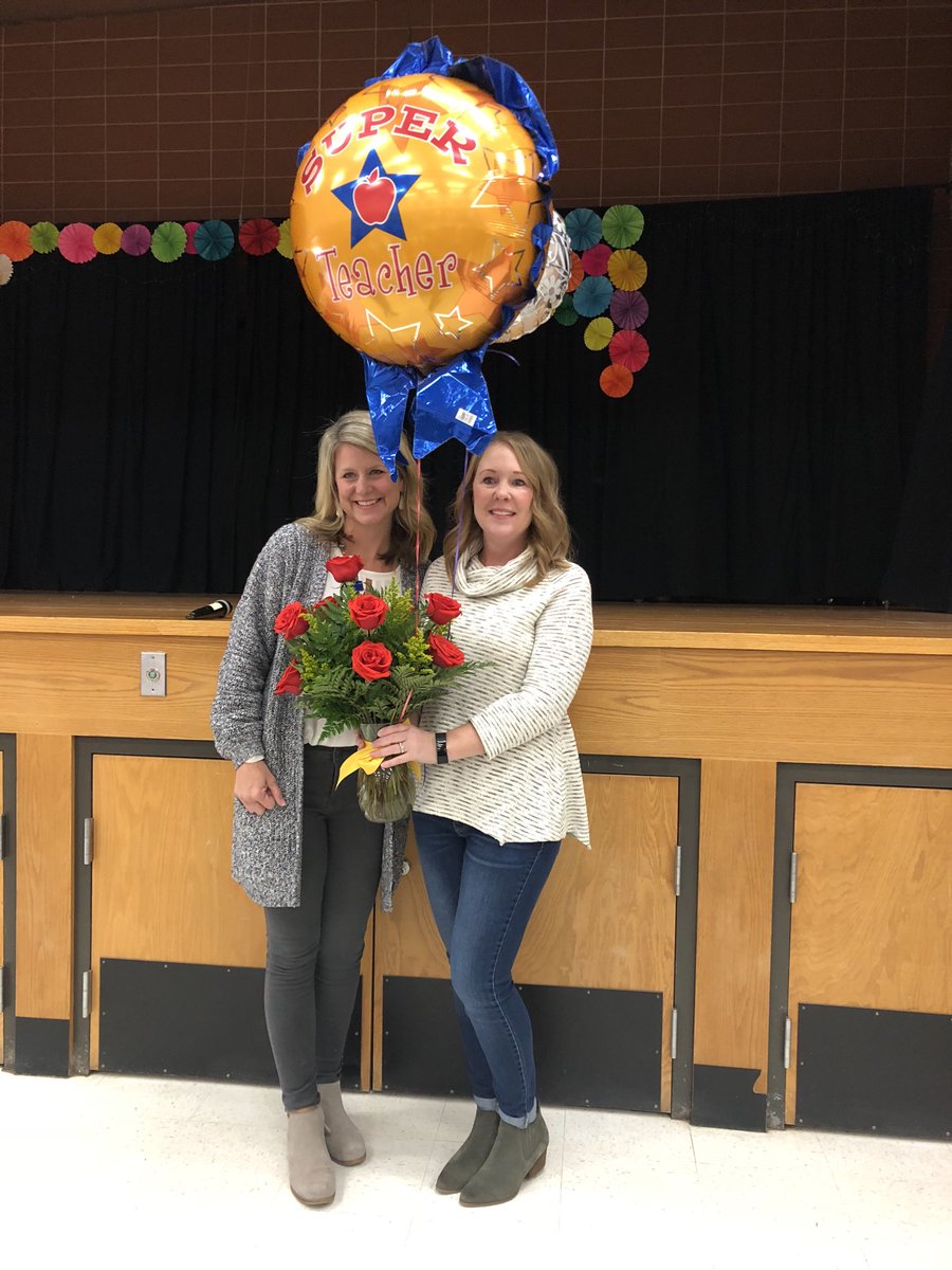 Congrats Richmond Teacher of the Year, Julie Reuter💙💛