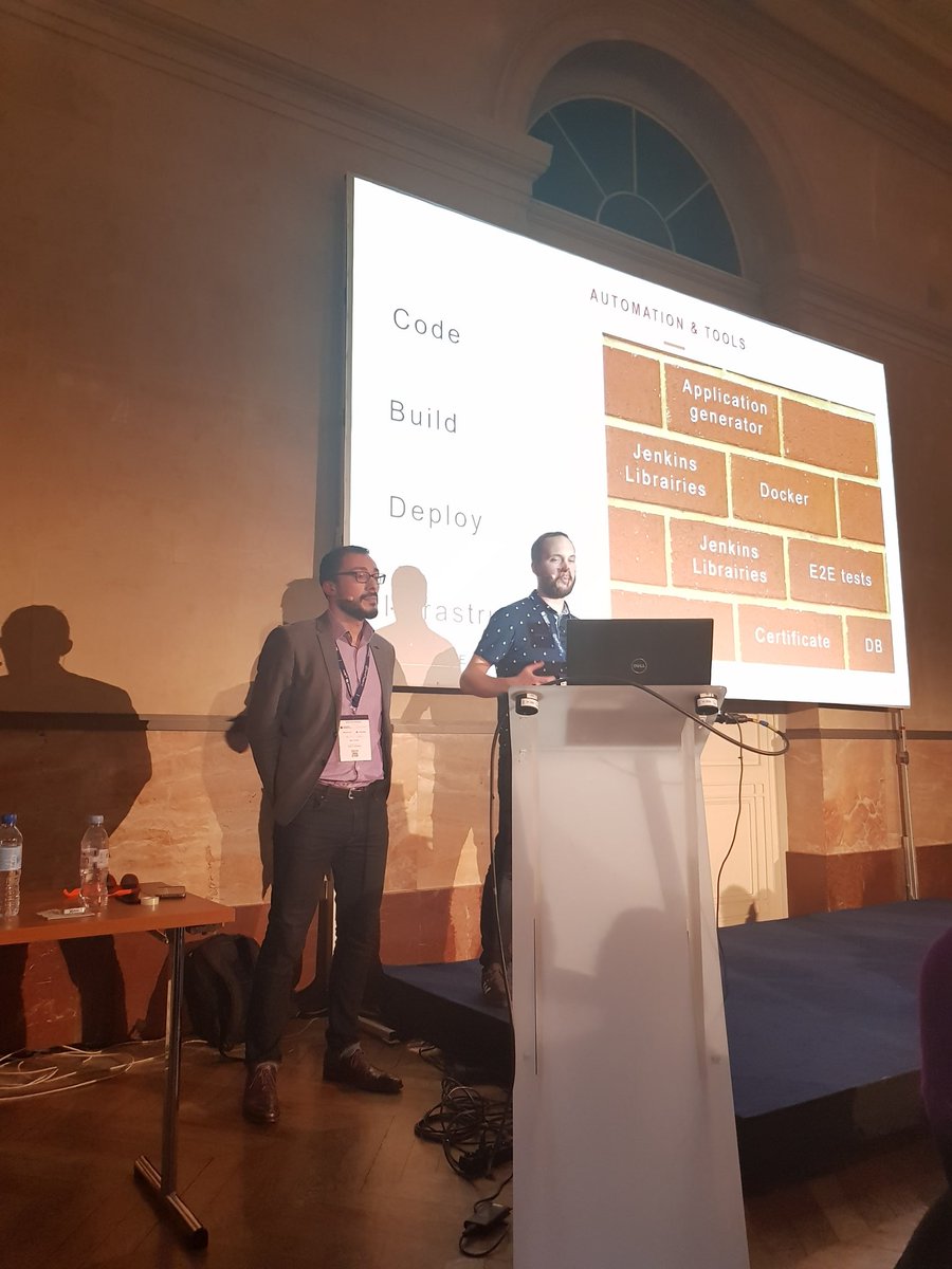 FouadJ2's tweet photo. The #devops #craftsman by our chapter Igor and Wilfried 
#SocieteGenerale #XebiCon18 https://t.co/M26Kd6D8Tx
