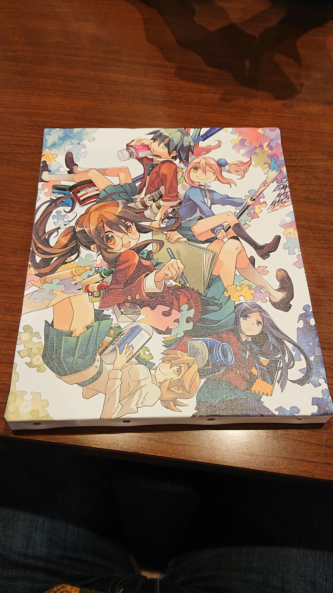 GA芸術科アートデザインクラス&棺担ぎのクロ複製原画2枚 きらら