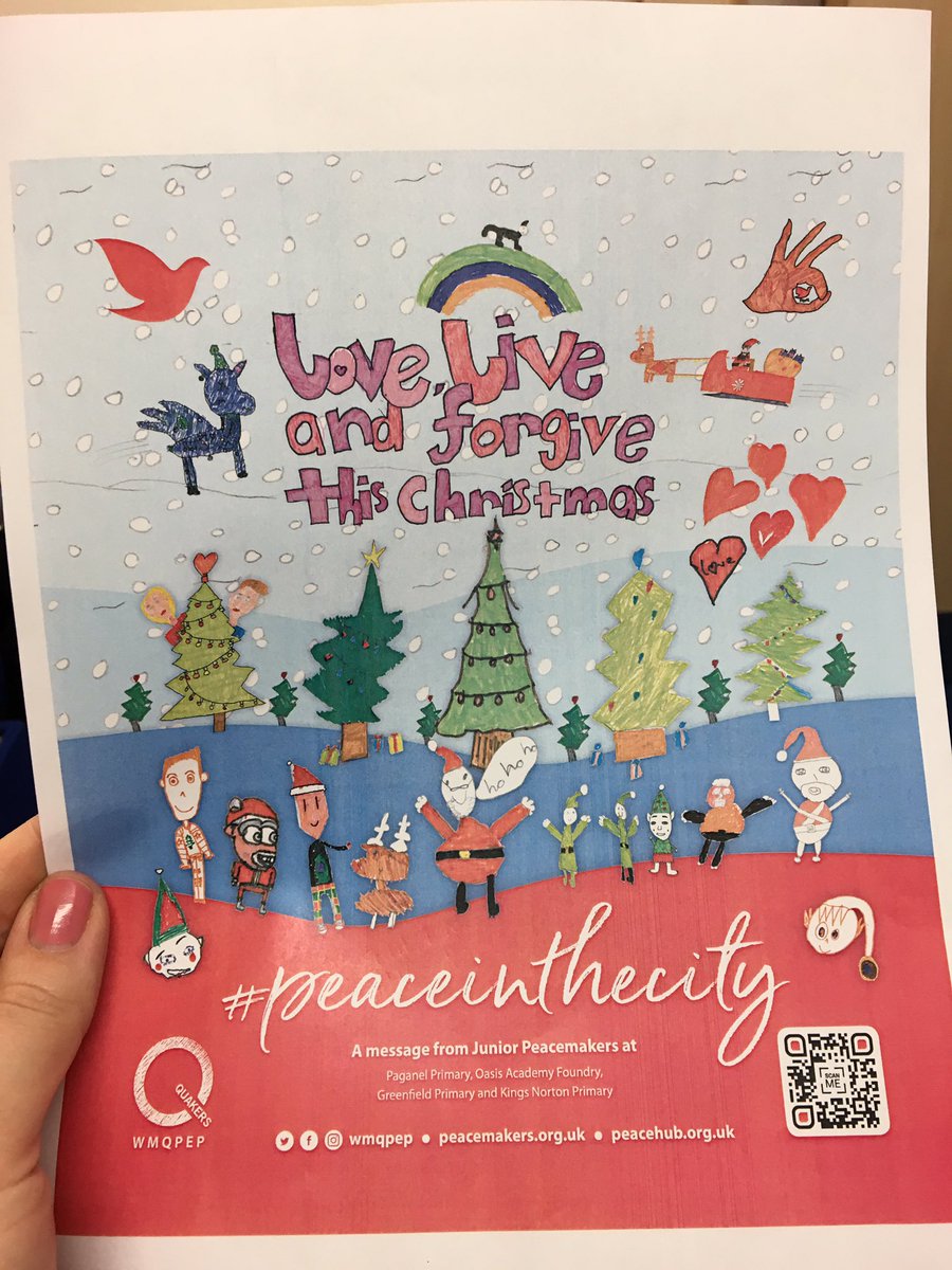 Really proud of <a href="/paganelschool/">Paganel Primary</a> pupils who have designed this poster for display on buses around the city at a peacemakers event this week!