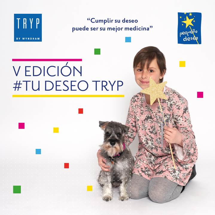 Pide un deseo navideño con #TuDeseoTRYP y tu tweet equivaldrá a 1 Euro para la Fundación Pequeño Deseo <a href="/FPDeseo/">Fundación Pequeño Deseo</a> ⭐️, que cumple deseos a niños y niñas con enfermedades graves. Celebremos el #DiaUniversalDelNiño