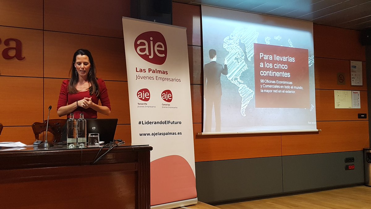 aje_laspalmas's tweet photo. Ana Tresguerres de @ICEX_ nos da detalles del programa #IcexNet
#Internacionalización
#LiderandoElFuturo https://t.co/ngX2KbGemZ