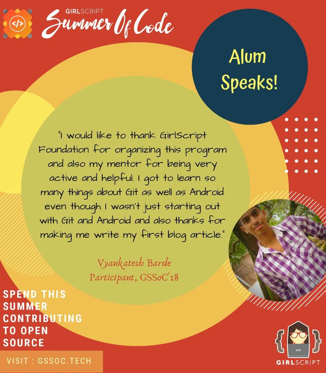 girlscriptsoc's tweet photo. Vyakatesh was the Top contributor to the project 'PDF Converter' which was trending on #6 in Productivity on Play Store! He thanks GSSoC and his mentor from Adobe for his amazing journey!
With our second outing, we hope to create more such stories! 

#GSSoC #GSSoC2019 #OpenSource https://t.co/qPVmMydYif