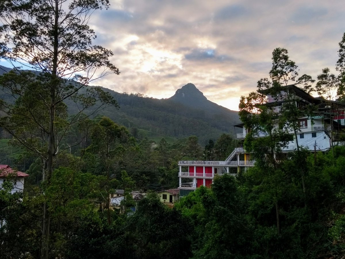 reiserauschen's tweet photo. Das Ziel für morgen im Blick: #AdamsPeak. 2:30 Uhr morgens geht's los... Was tut man nicht alles für einen traumhaften Ausblick... 😁 @SriLanka https://t.co/a6eWEgSZNR