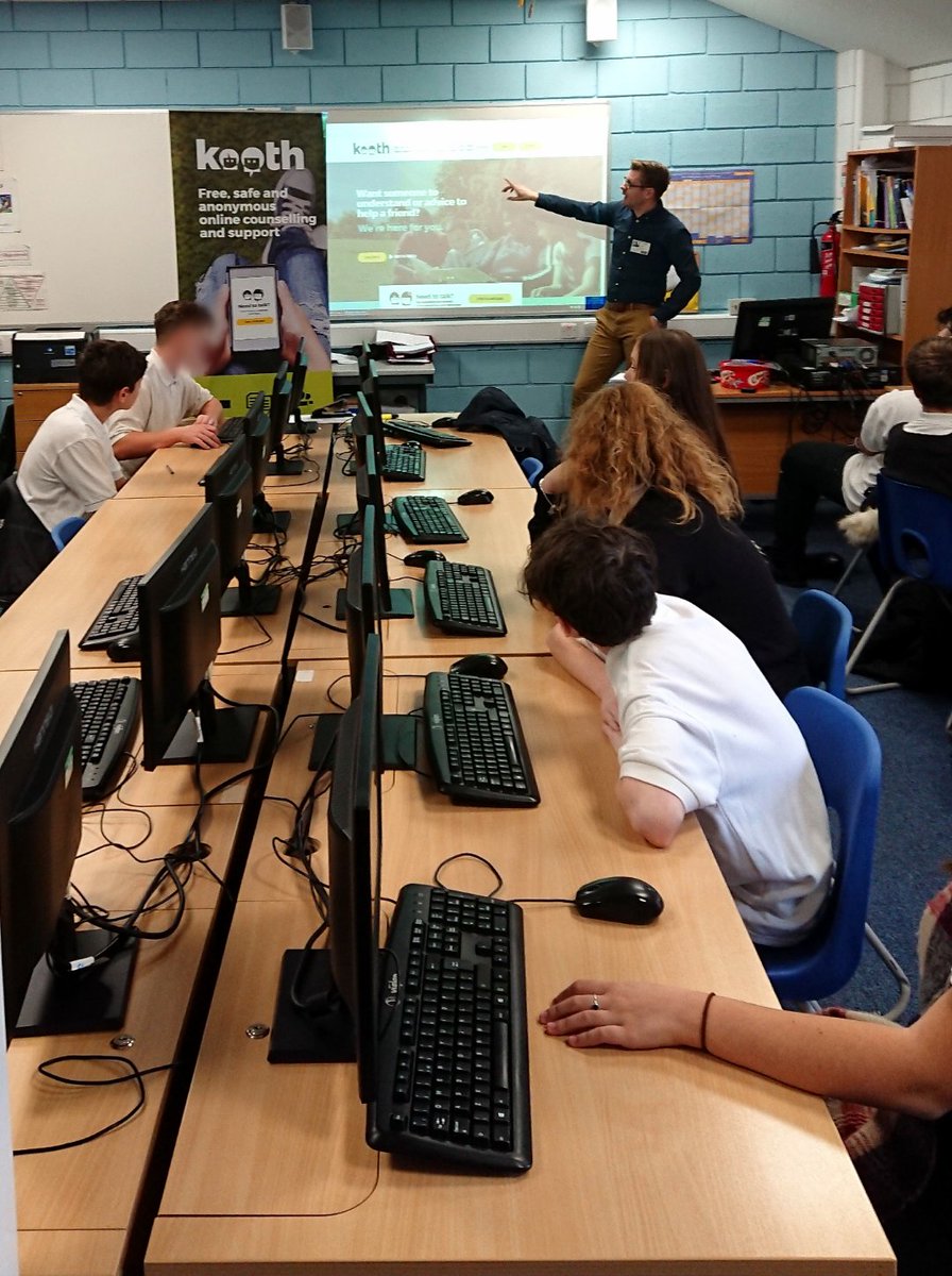 As part of #TakeoverChallenge, Kooth.com ran service evaluation sessions of our online #MentalHealth #support service with over 40 young people <a href="/ks_school/">Ken Stimpson Academy</a>.
We received some very useful and insightful ideas on how to improve. 
#malementalhealth #stress @Xenzone_UK