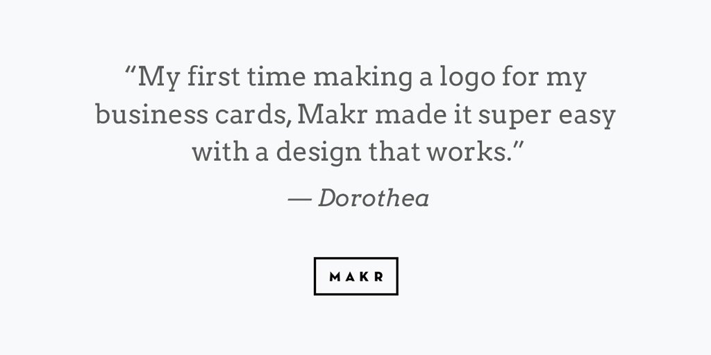 We love hearing from you! Have feedback you want to share? Send it to hi@makr.co #tuesdaytestimonial #makr