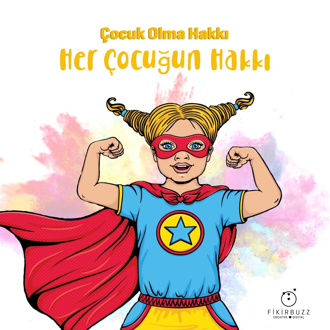 Bir çocuğun hayal gücü her şeyi mümkün kılar! Bugünün minik süper kahramanları mutlu insanlarla dolu bir geleceğin kapılarını aralar! 😇🌸 Özgüvenli, güçlü, başarılı, özgür ve yaratıcı yetişkinlerin geleceği sizin ellerinizde! 💪#universalchildrensday #fikirbuzz