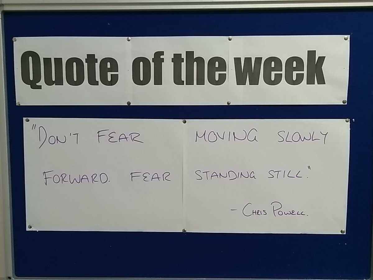 CSSGolborne's tweet photo. Quote of the week: 'Don't fear moving slowly forward. Fear standing still.' @RealChrisPowell @RealHeidiPowell thank you for helping us just keep moving forward! @rbrowneTBAP @HeadTBAP #tbap18 https://t.co/qSp5EdwHnO
