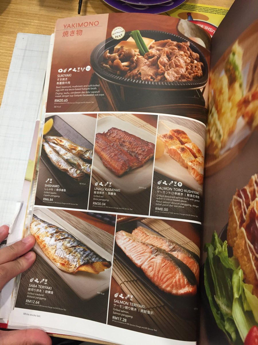 Food On Twitter Menu Sushi King Malaysia 8 10
