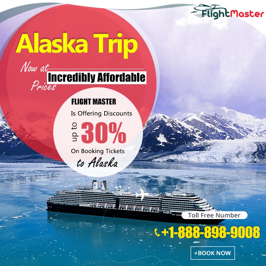 TheFlightMastr's tweet photo. Alaska Trip at Very Incredibly Affordable Price
Yes It is correct, #theflightmaster offering upto 30% off on air ticket. So, Grab this Offer Now because It is Valid for limited time period.
#Alaska #USA #Travel
Book Here- https://t.co/hbJZqazwv9 https://t.co/W8jkmlqPOr
