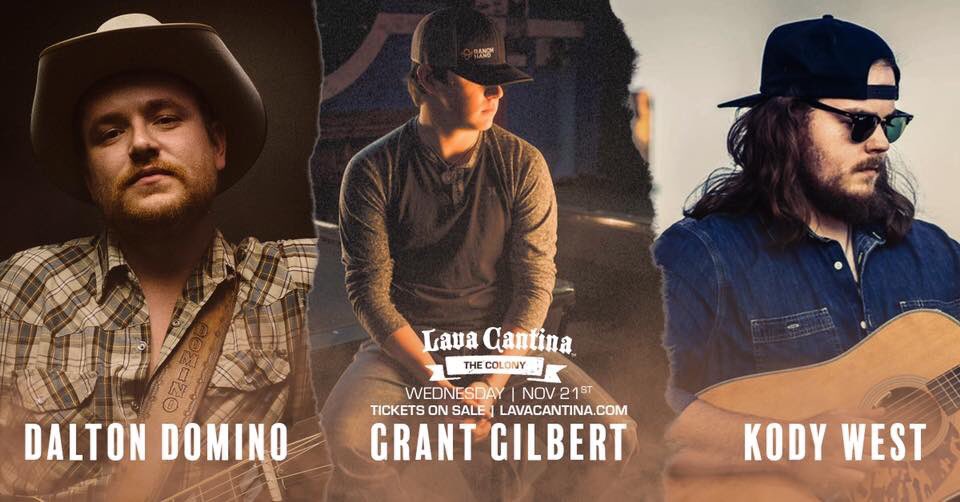 Wednesday Night 11/21 @kodywest_ <a href="/MrDaltonDomino/">Dalton Domino & The Sensitive Bangers</a> &amp; Grant Gilbert LIVE at <a href="/lavacantinatc/">Lava Cantina Dallas</a> 7pm!! <a href="/NDGEditor/">North Dallas Gazette</a> <a href="/TexasMusicFans/">TexasMusicFans</a> <a href="/khyi/">KHYI 95.3 The Range</a> <a href="/GuideLive/">GuideLive</a> <a href="/WhereMagDallas/">WHERE® DFW</a> <a href="/DFWStuff/">FunCity Stuff DFW</a>