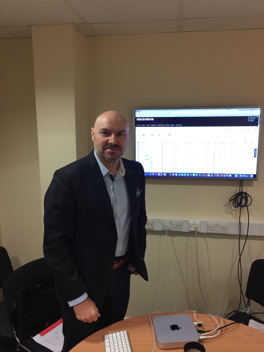 electraform's tweet image. Excellent opportunity to present electraform to Irwin M&amp;amp;E this morning. Some fantastic feedback from all involved, hopefully a happy partnership in the offing. #electraform