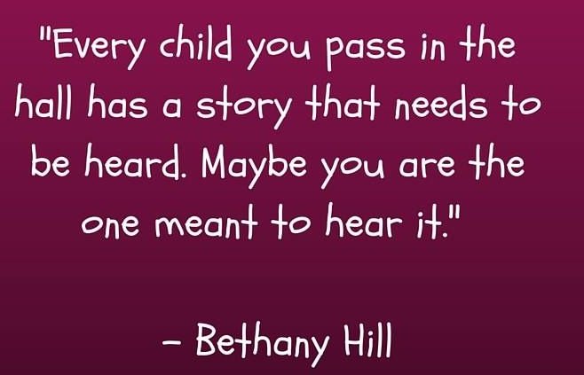 DisruptEdToday's tweet photo. Are you taking the time to listen to the stories? Your answer matters. @bethhill2829 https://t.co/bvOMqRiC3h