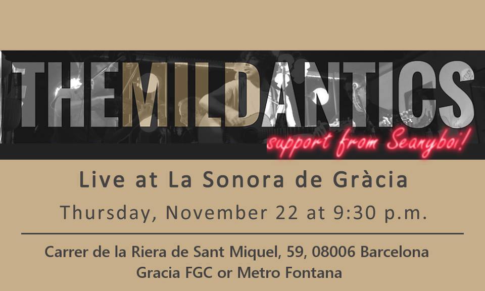 daerious's tweet photo. @TheMildAntics Live at @sonoradegracia November 22 at 9:30 p.m. https://t.co/dMGtcDu0EF