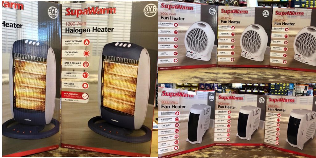 castlelocksdiy's tweet photo. New Heaters in store now! 🍁🔥

#cosy #autumn #winter #fanheaters #convectorheators #halogenheaters #antrimroad #northbelfast #shoplocal #belfast #castlelocksdiy https://t.co/hOye0pIgvM