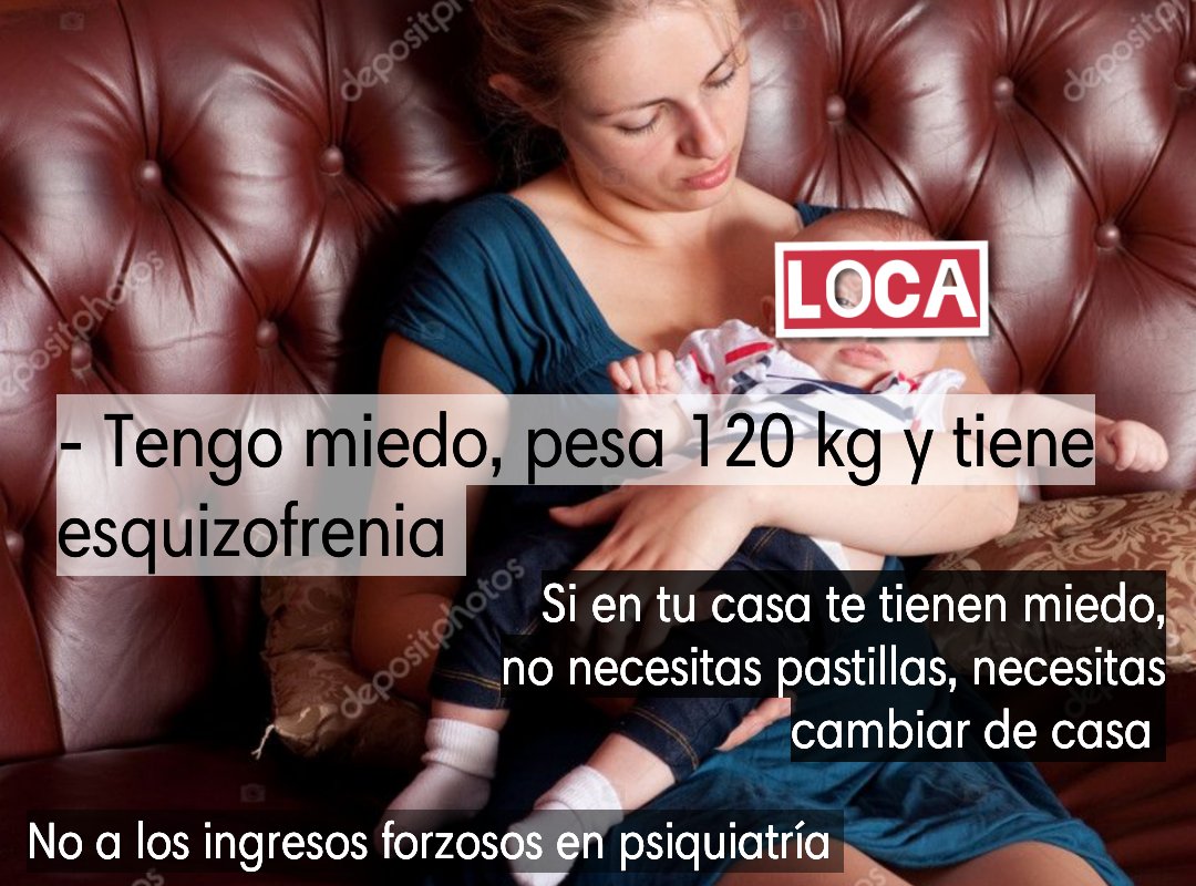 Eritacus's tweet photo. Si tienes un diagnóstico psiquiátrico y tu familia llama a la policía por miedo cambia de familia y busca afecto y comprensión en quien te apoye, quizás así empieces a mejorar #InterVoice #OrgulloLoco #MeMad #AlterPsiq https://t.co/FNksdhtPA8