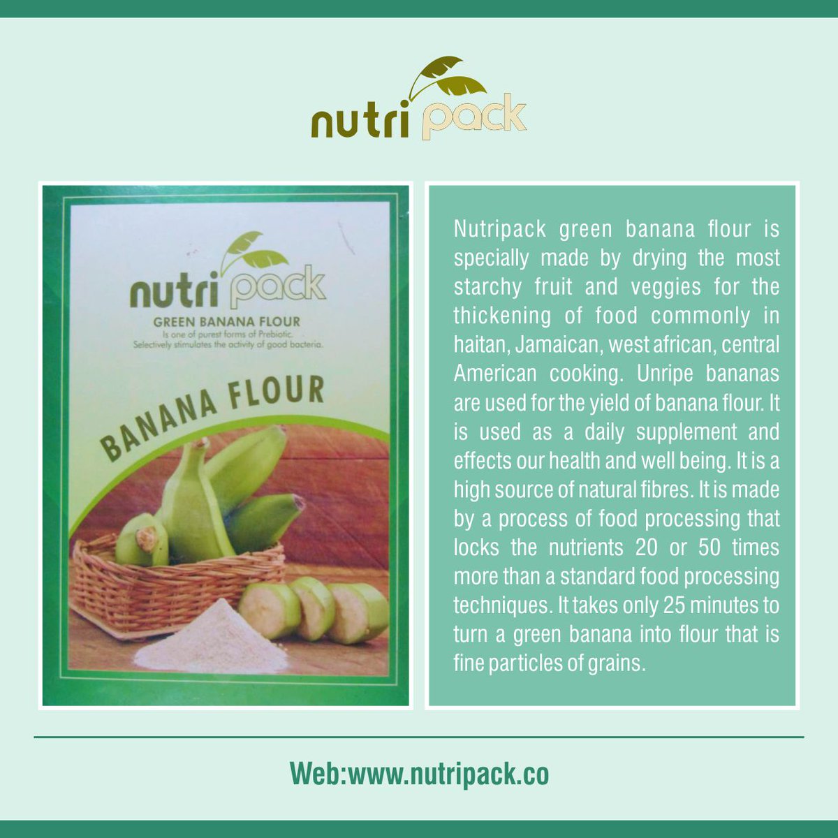 nutripack1's tweet photo. Eat fresh, feel fresh ! hashtag #foodfacts #foodislife #foodieg #healthylife #naturefacts #bananaflour #foodcompany https://t.co/wnBsiZapyg