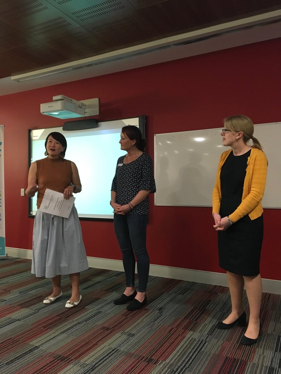 Recipient of our 2018 Research Grant Evelyn Kang ...
Receiving her grant at the recent AGM with Past President Emma Babao and Research Officer <a href="/judymunday2/">Judy Munday</a> ...
Congratulations Eve ... We look forward to seeing the outcome of your research project
#research #acornqld