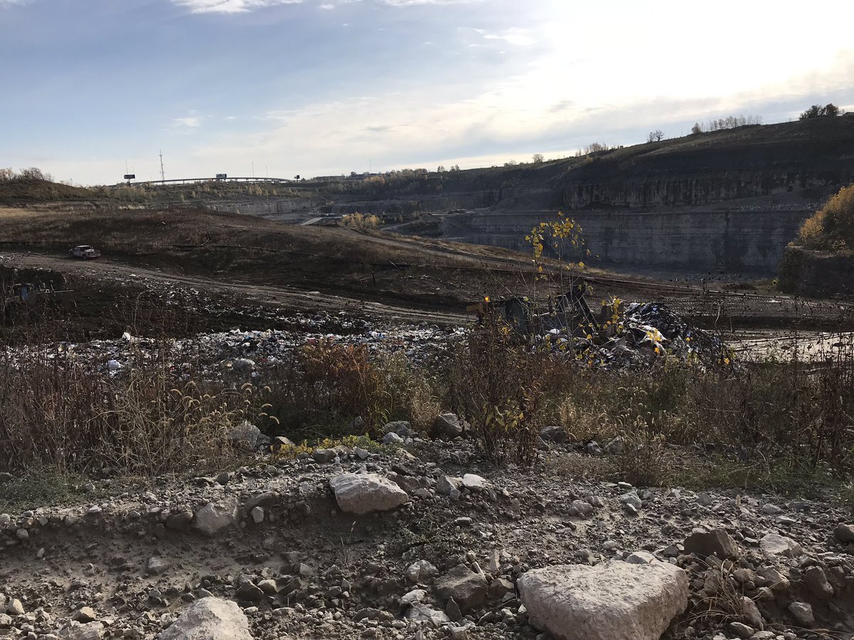 Lynnear3's tweet image. Principia sustainability students get a first hand look at the sheer amount of stuff we consume and discard with a visit to our local landfill and MRF (material recovery facility).  Eye opening and thought provoking.  #Principia #experientialed