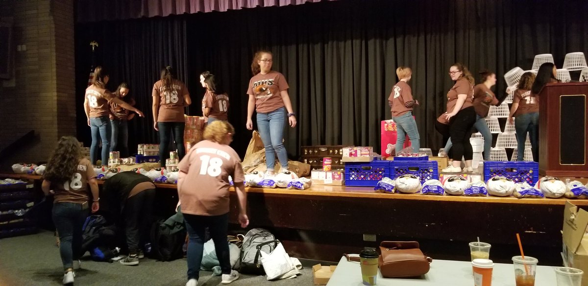 MHS FOOD DRIVE 2018!  and so it begins...