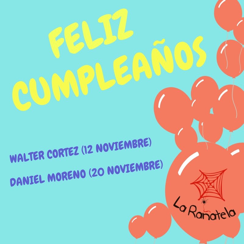la_ranatela's tweet photo. ¡Daniel que tu día esté  lleno de sorpresas y felicidad! ¡Feliz Cumpleaños! #LaRañatela https://t.co/0mkbkz5WcX