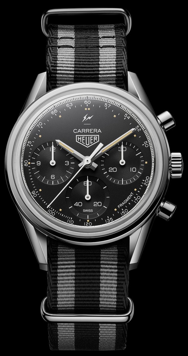 La Montre du jour: Tag Heuer Carrera Heuer 02 by Fragment Hiroshi Fujiwara jaimelesmontres.com/2018/11/Montre…