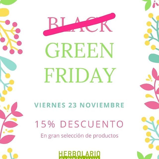 herbolariochaya's tweet photo. Aprovéchate de nuestras ofertas en el Green Friday!!!
Te esperamos https://t.co/aErYRxmUY3