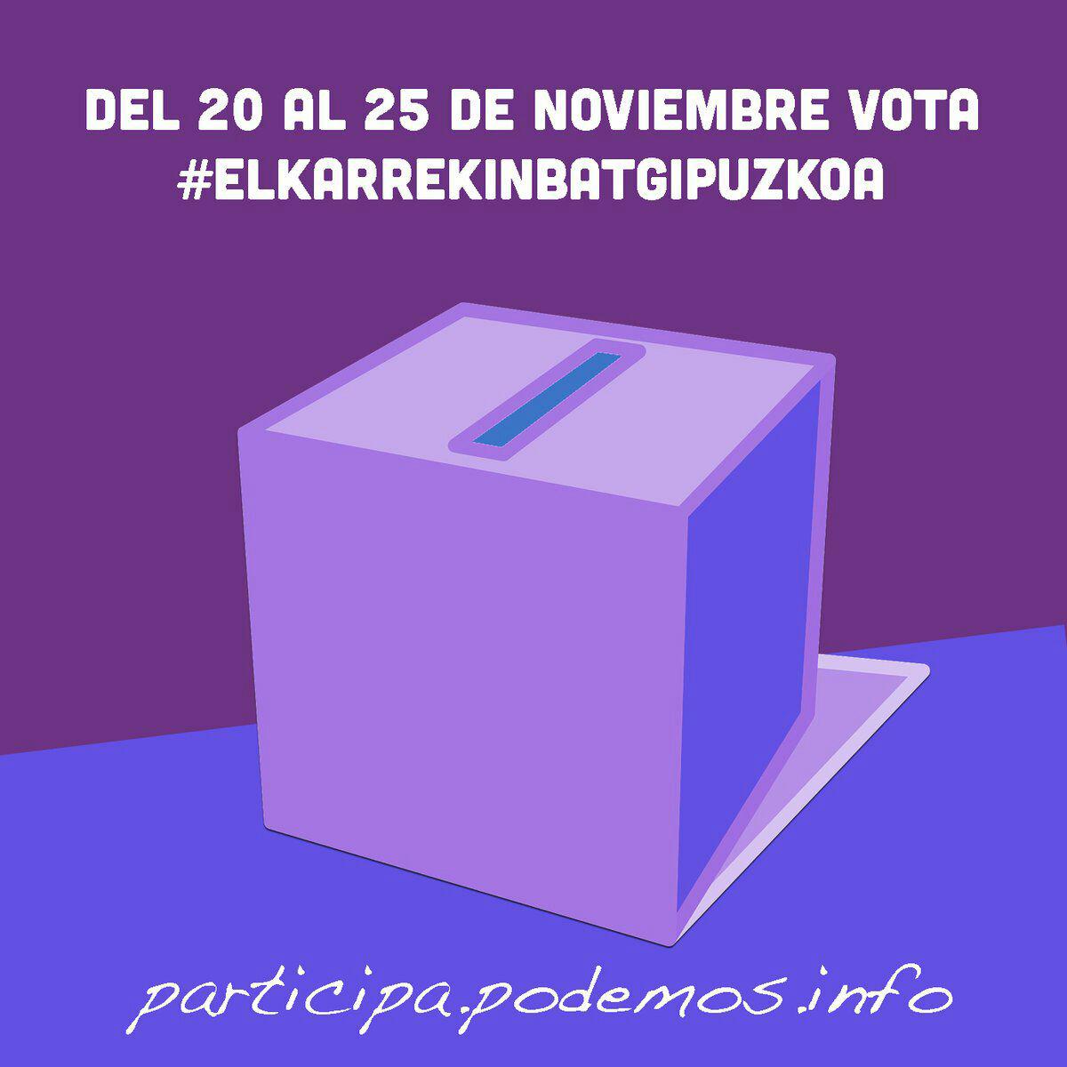 icabieces's tweet photo. Ya puedes votar en https://t.co/9yc7MUo6m7 a #ElkarrekinBat para las primarias a Juntas Generales de Gipuzkoa 👇🏼 https://t.co/Z953MpMkyF