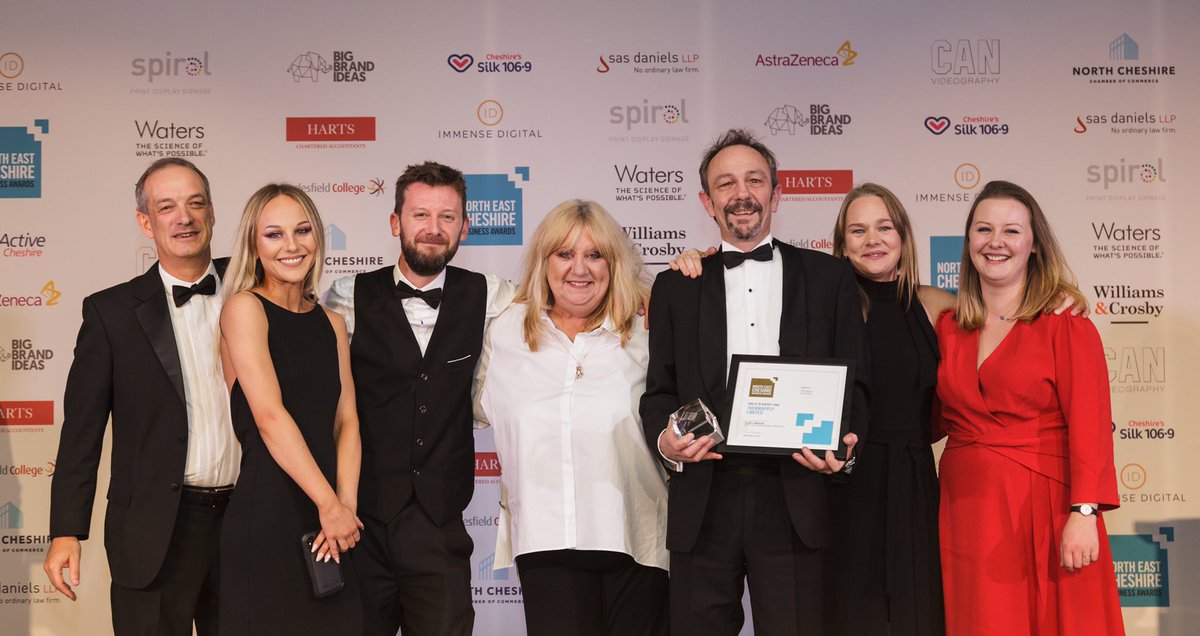 thermapply's tweet photo. @NChesChamber just sent us our gold logo and award photo from the #NECBAwards #tuesdaymotivation thank you - we are all thrilled and look forward to the future ❤️✨ @thermapply @ProjPlaygrounds  @ThermapplyLtd https://t.co/7JMKhtXzax