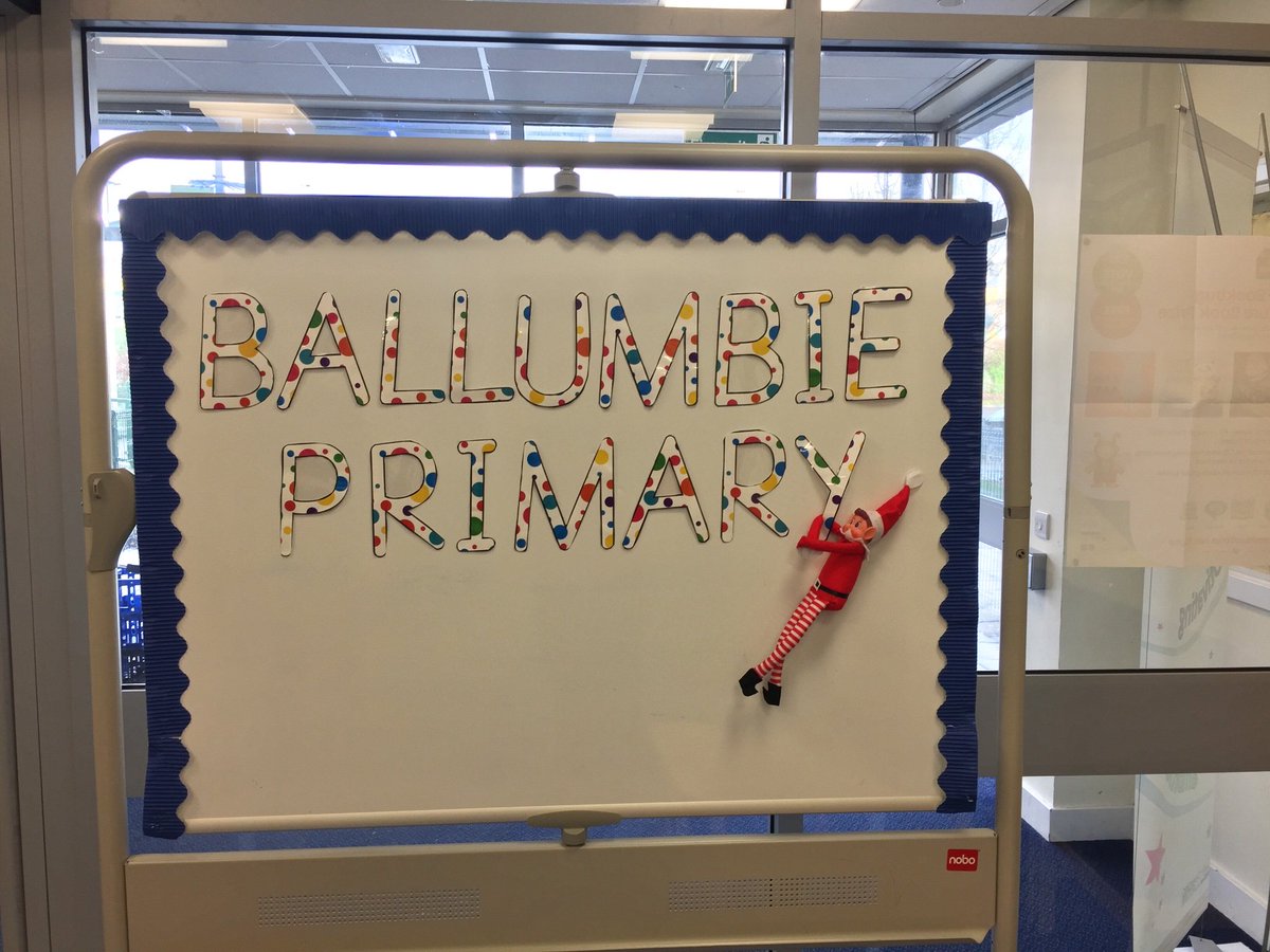 AsdaMilton's tweet photo. Elfred didn’t not want to leave @BallumbiePS ! He says he might pop back to make sure the kids are still on their best behaviour! https://t.co/7CiXQhuPz1