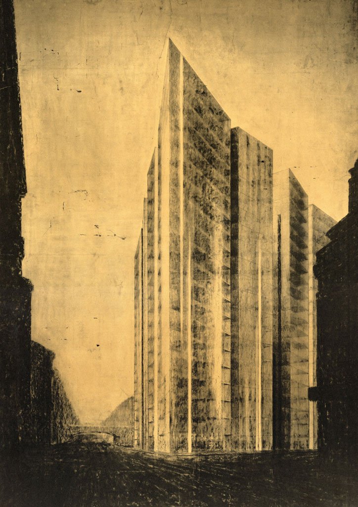 MFernandaJaua's tweet photo. Mies van der Rohe, rascacielos en Friedrichstraße 1921 #UnbuiltTuesday #Unbuilt https://t.co/X9V56rs6cq