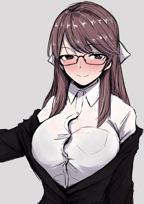 【過去絵】
そうやって君はすーぐ眼鏡キャラでもない子に眼鏡掛けさせるーーー! 